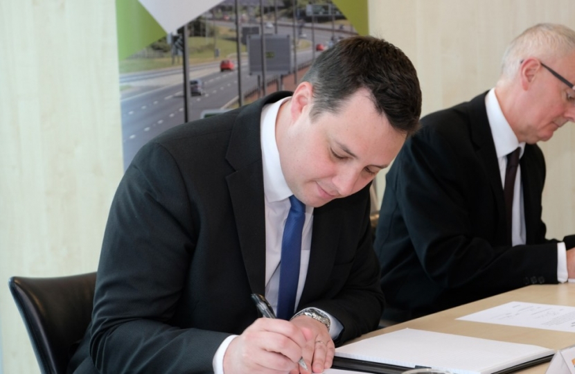 Mayor Ben Houchen signs off cash boost for Teesport rail link