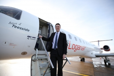 Loganair Launched Teesside International Service To London Heathrow